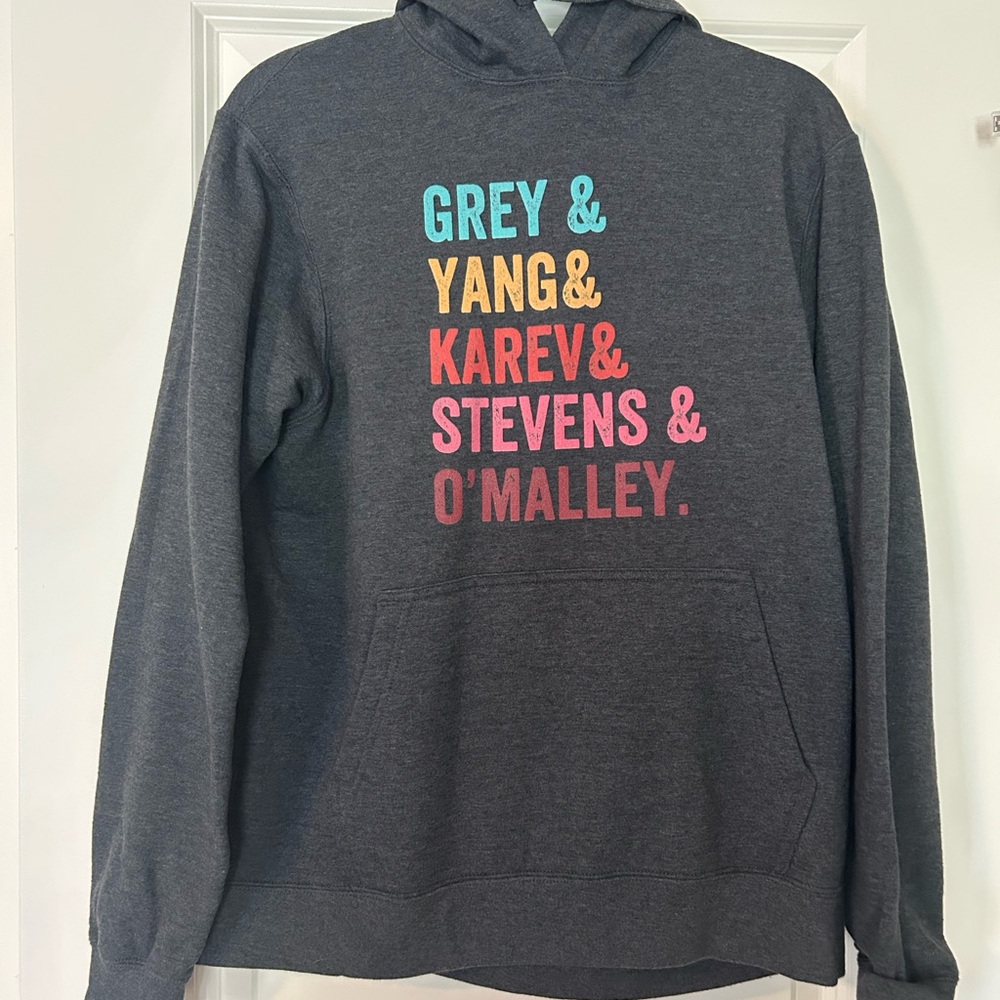 Gray Graphic Hoodie